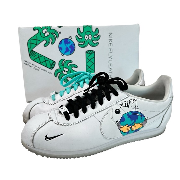 Nike Steven Harrington x Cortez Flyleather QS 'Earth Day' Mens Size 9.5 - Picture 1 of 9